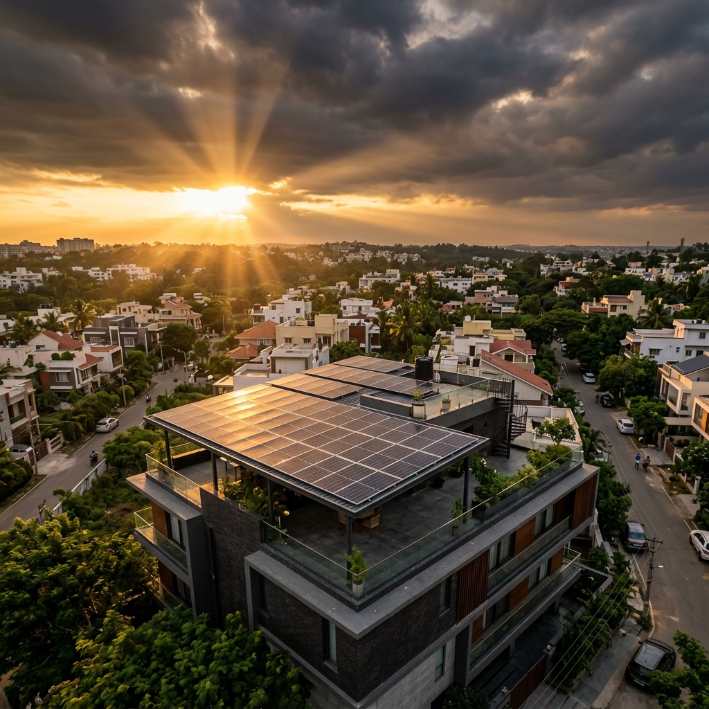 Modern Solar Installation